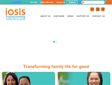 Tablet Screenshot of iosis.org.nz